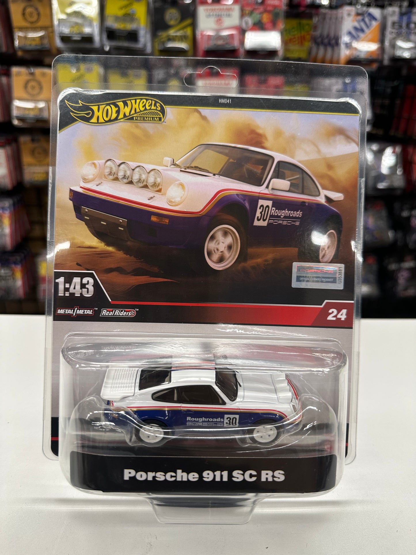 Hot Wheels Premium 1:43 Scale Porsche 911 SC RS #24