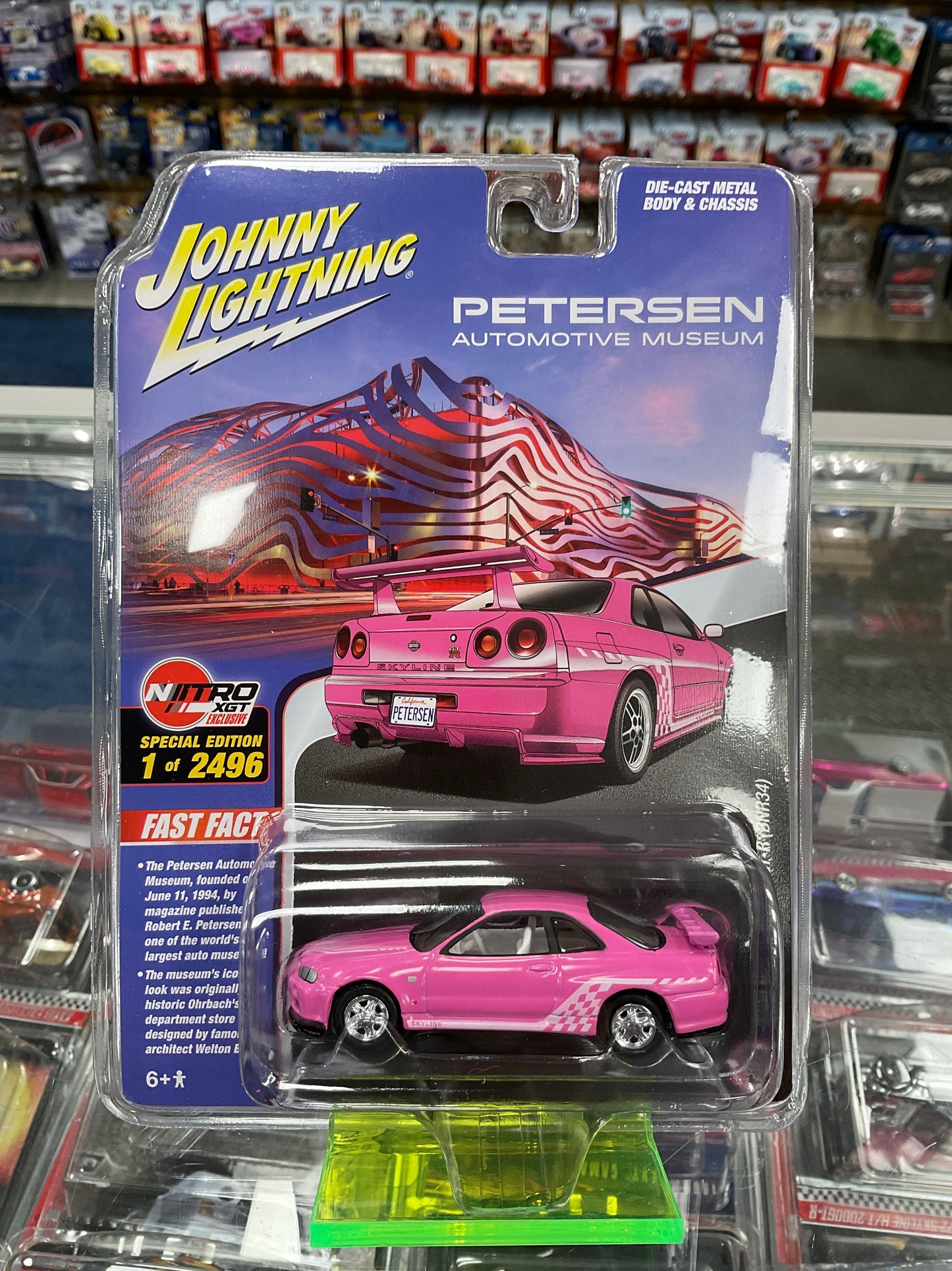 Johnny Lightning Petersen Automotive Musem 2000 Nissan Skyline GT-R Bnr34