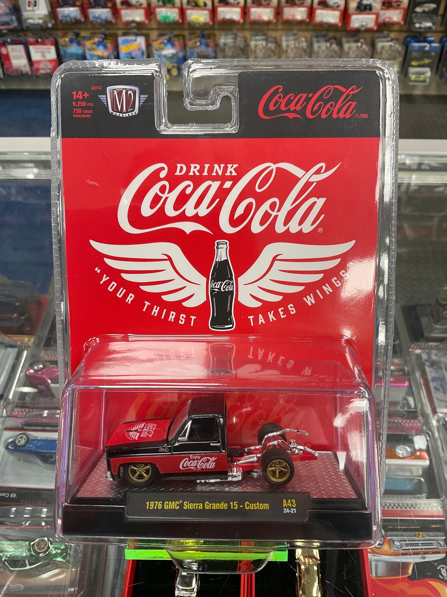 M2 Machines Coca Cola 1976 GMC Sierra Grande 15 Custom Bedless A43