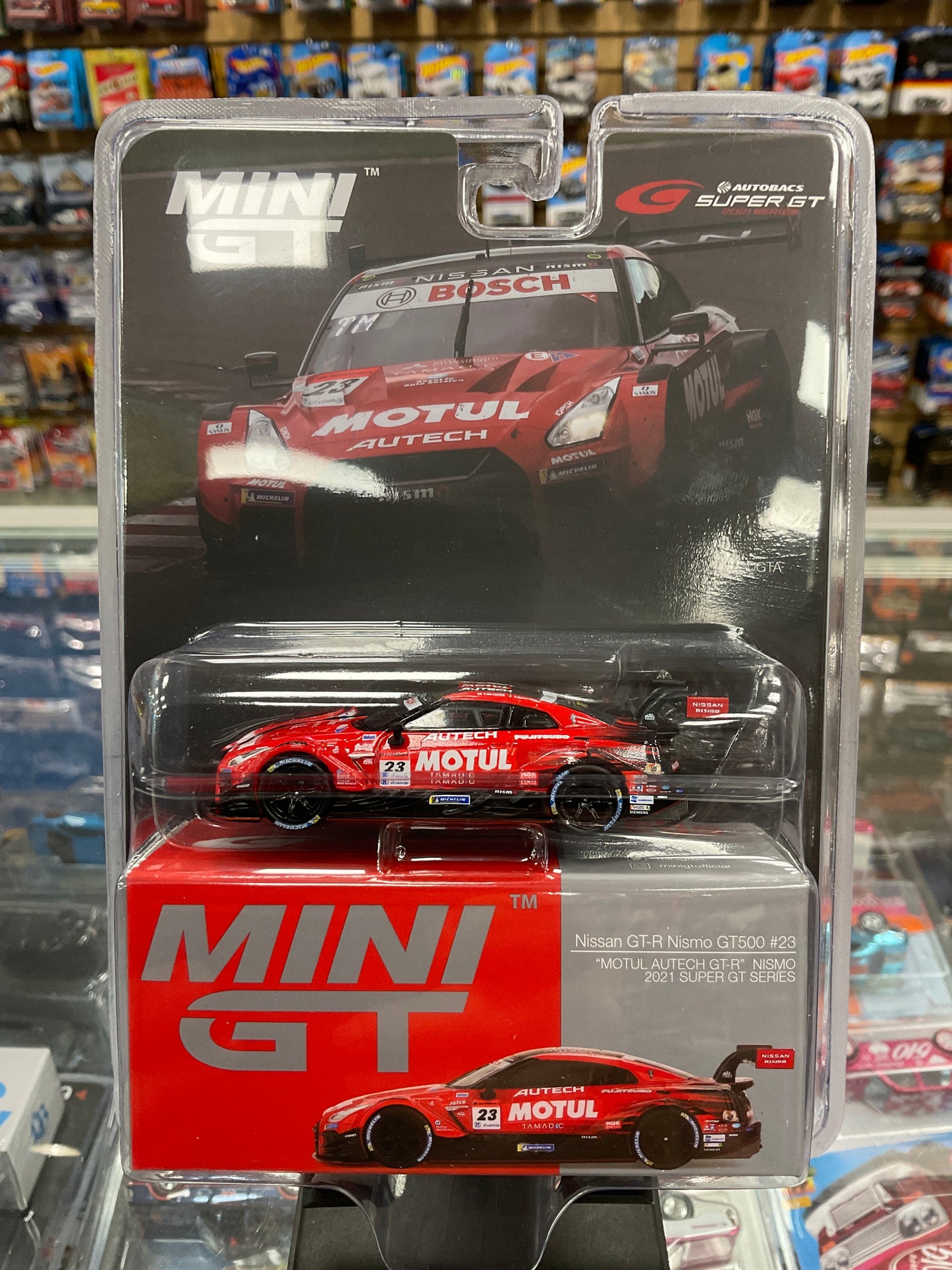 MiniGT 595 Autobacs super GT Nissan GT-R Nismo GT500 Motul