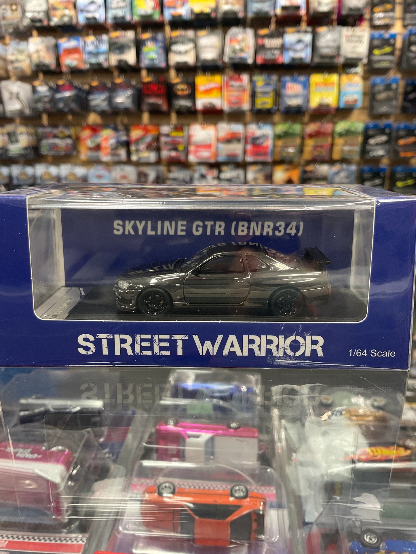 Street Warrior Nissan Skyline GTR BNR34 dark chrome