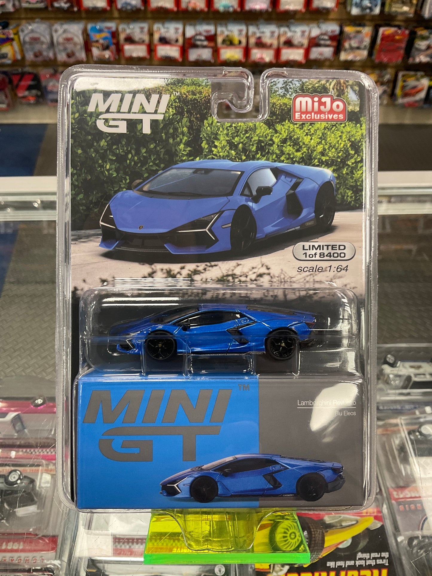 Mini GT 748 Lamborghini Revuelto Blu Eleos