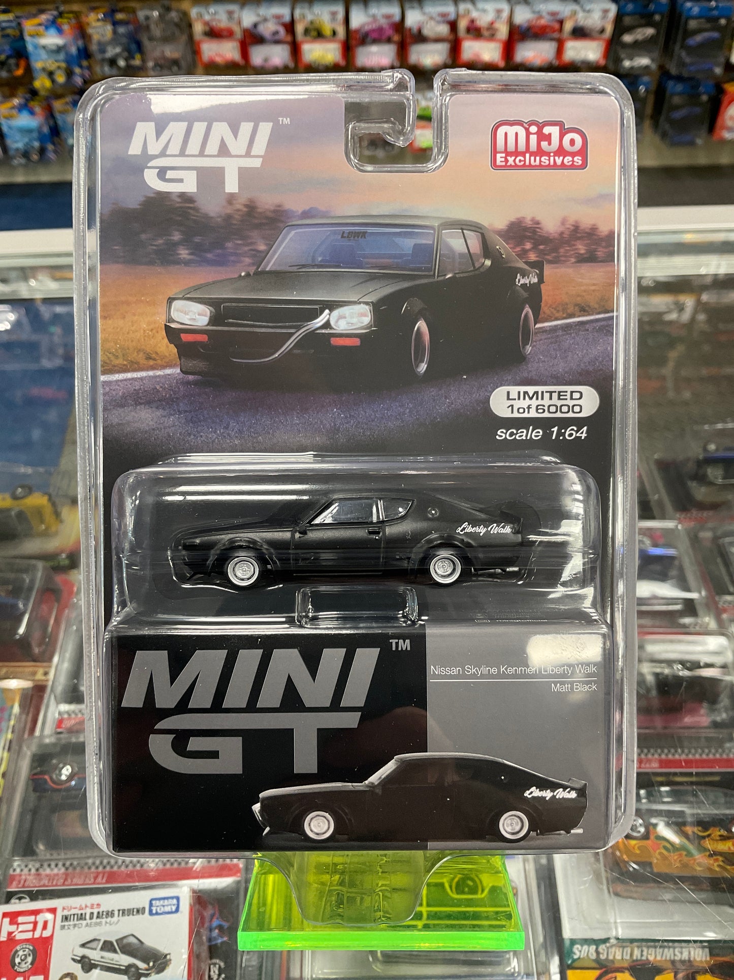 MiniGT 655 Nissan Skyline Kenner Liberty Walk Matt Black