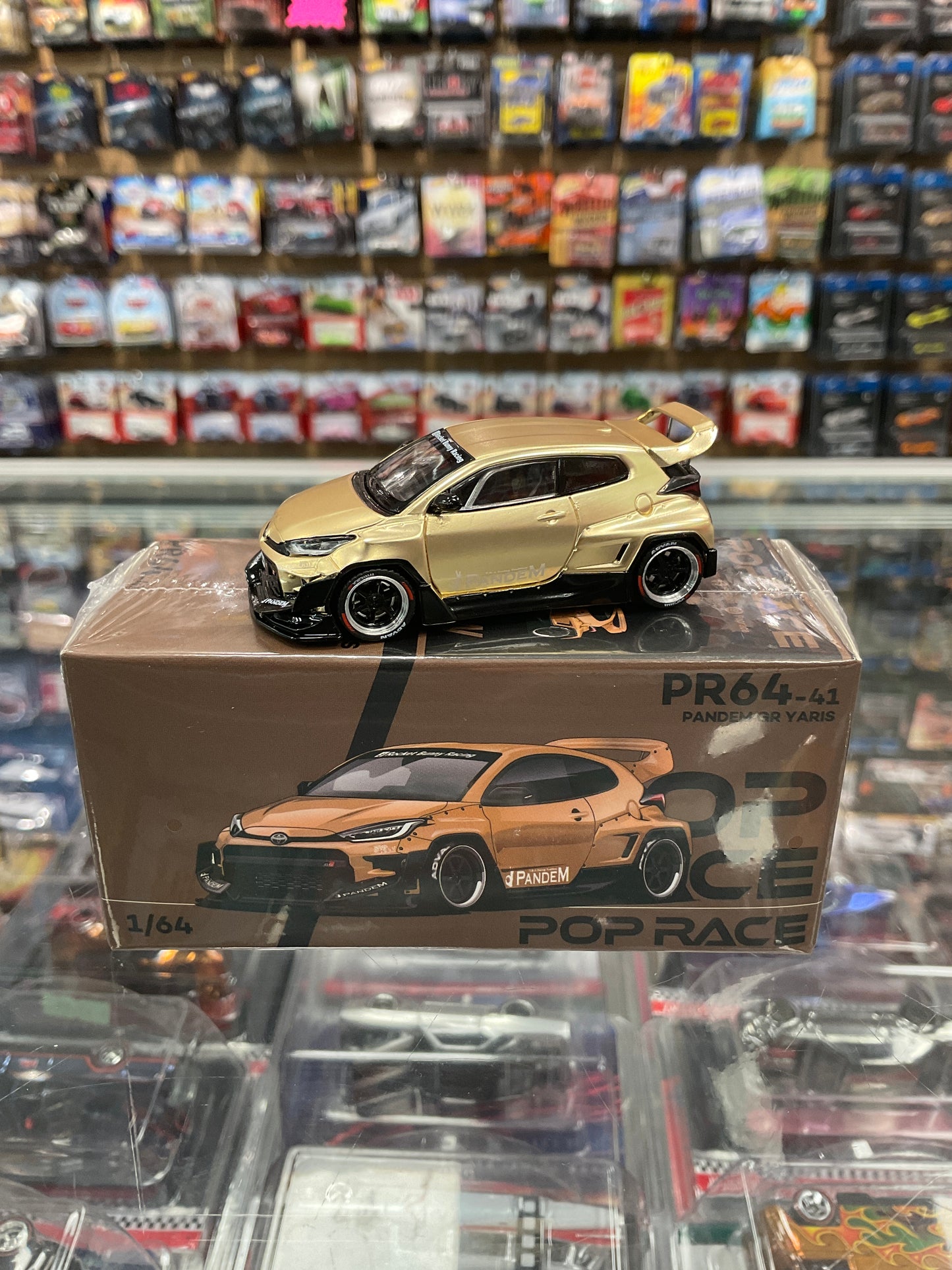 Pop Race Pandem Toyota GR Yaris Gold