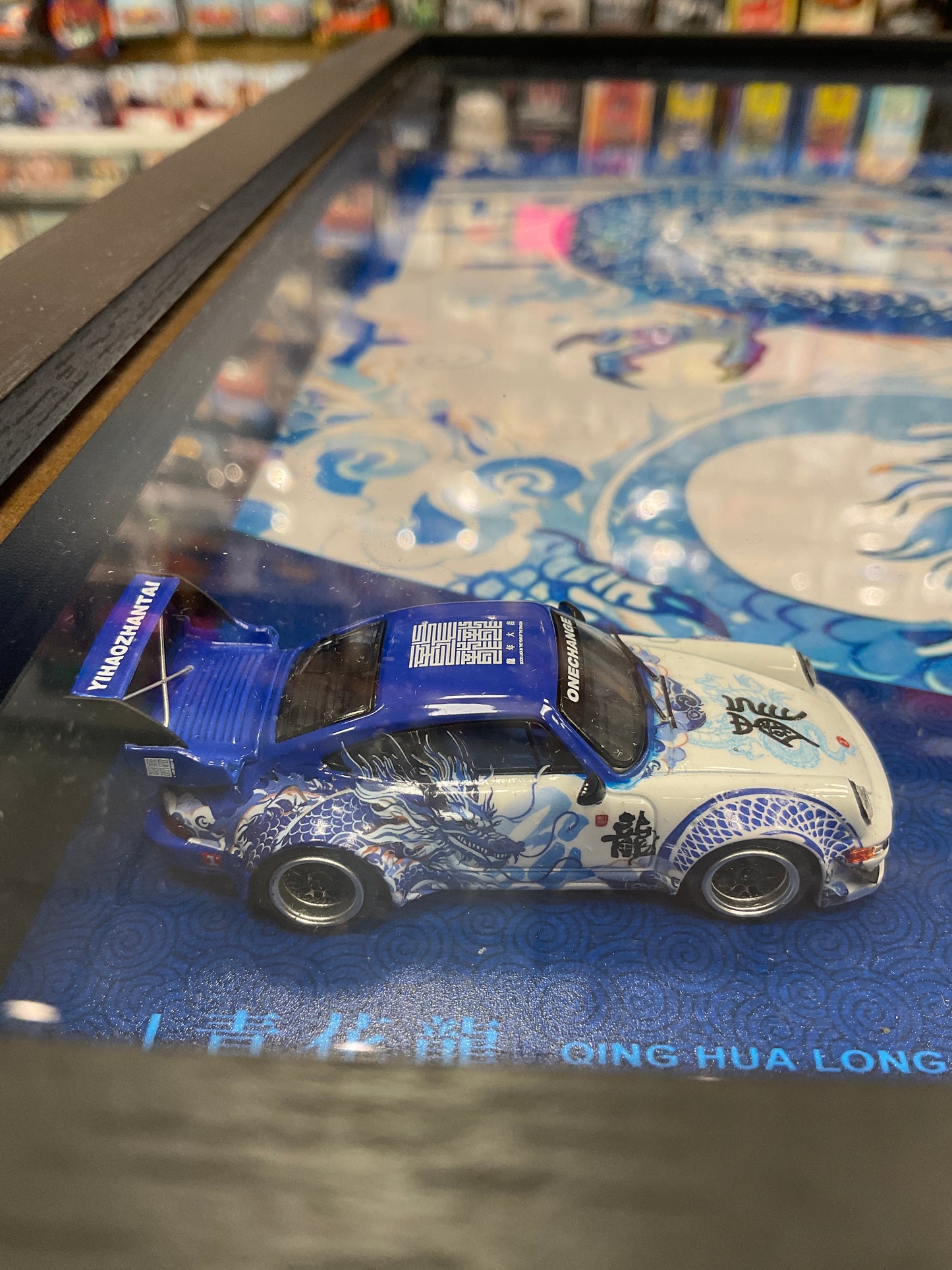 Model Art Framed BLUE RWB Porsche Chinese new year limited to 299