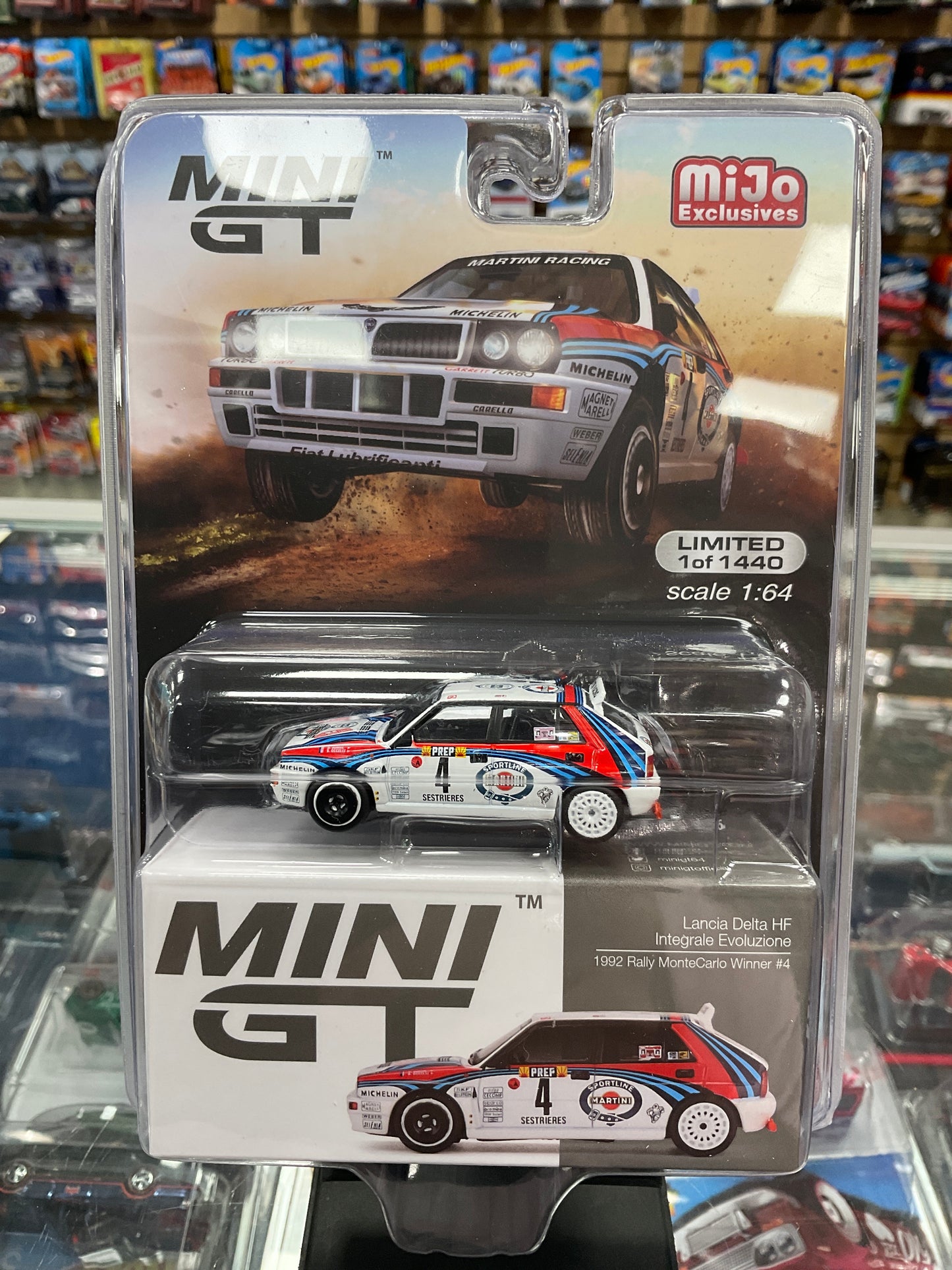 MiniGT 455 Lancia Delta HF Integrale Evoluzionen 1992 Rally MonteCarlo Winner #4