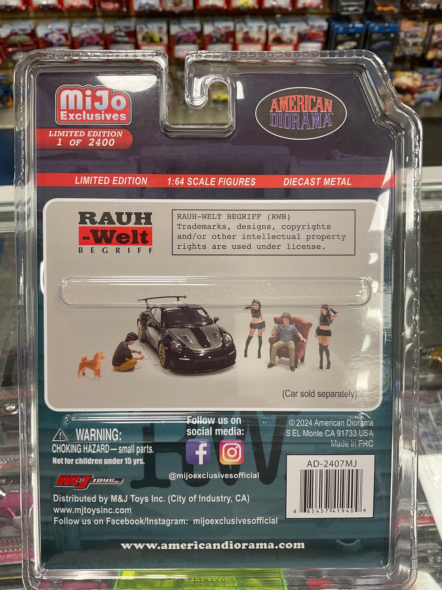 American Diorama RWB Legend Akira Nakai Diecast Figures