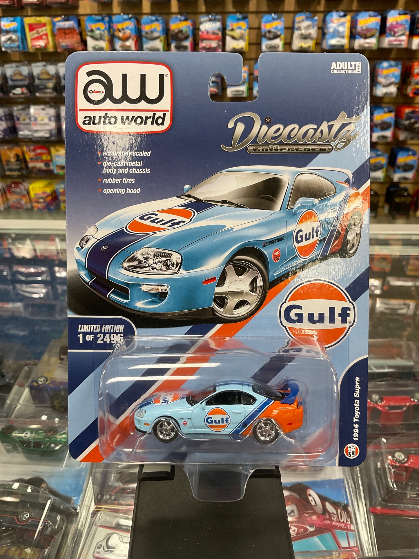 Auto World Diecastz Exclusive GULF 1994 Toyota Supra