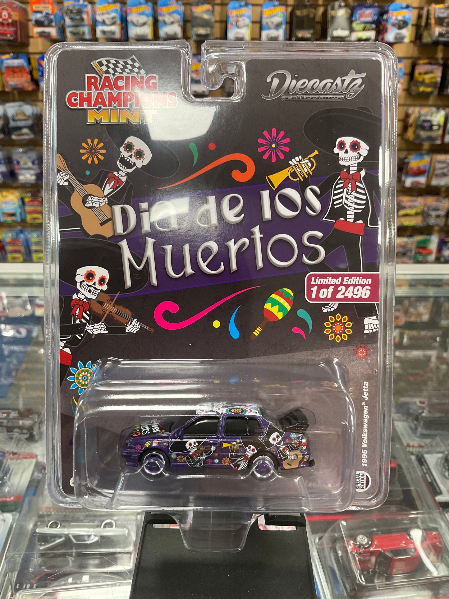 Racing Champions Diecastz Exclusive Mint Dia de Los Muertos 1995 Volkswagen Jetta-Z