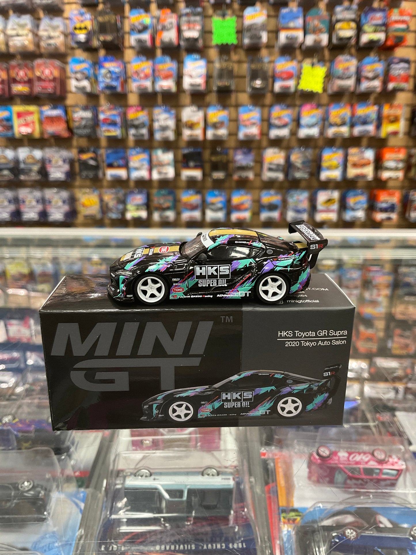 Mini GT 350 HKS Toyota GR Supra 2020 Tokyo Auto Salon