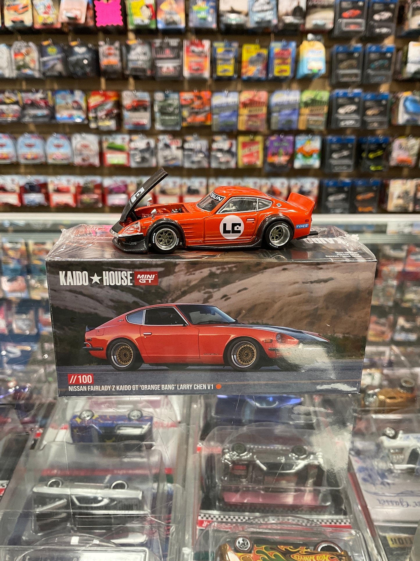 Kaido House 100 Nissan FairLady Z Kaido GT Orange Bang Larry Chen V1