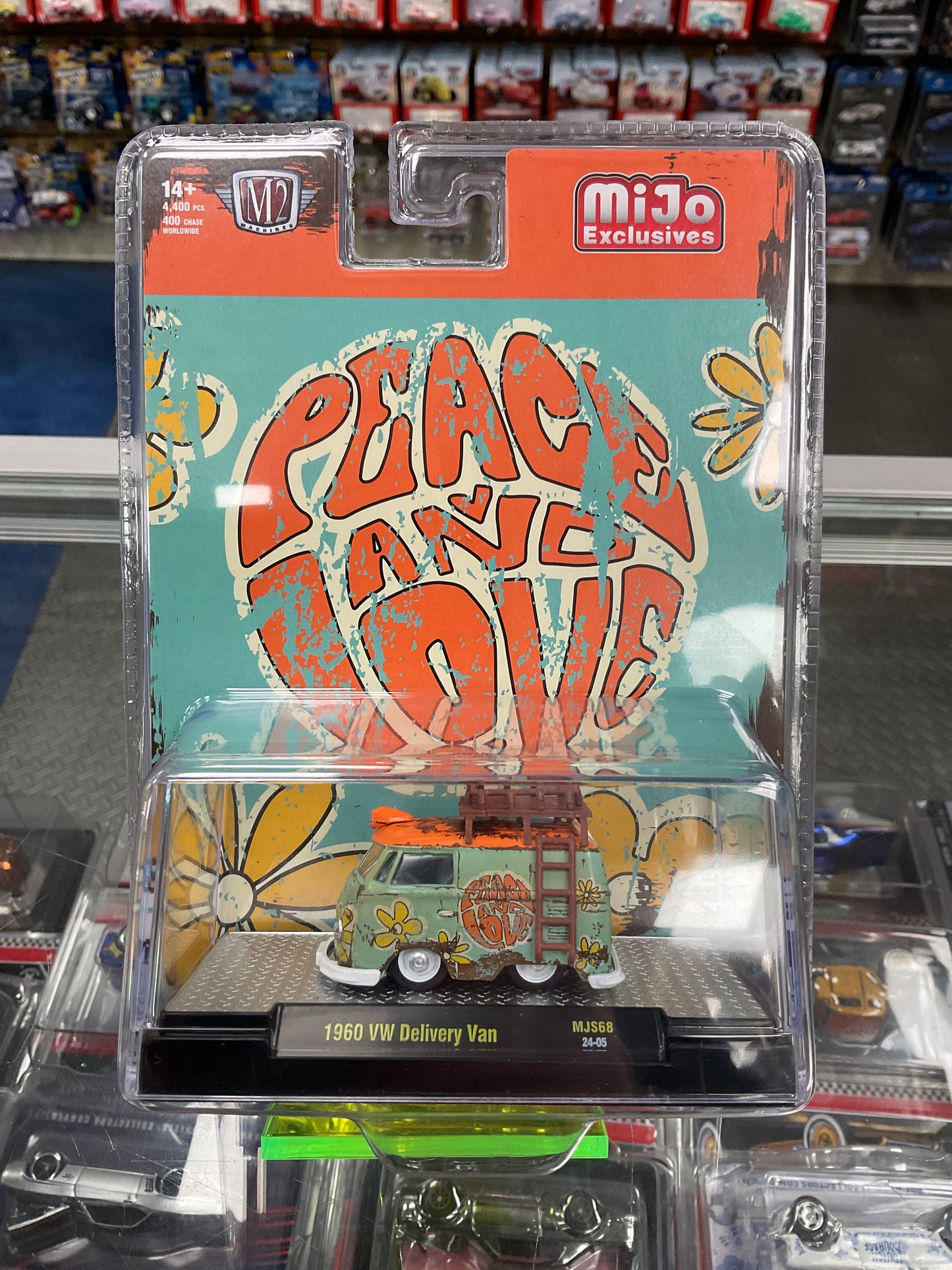 M2 Machines Peace and Love 1960 VW Delivery Van Kombi