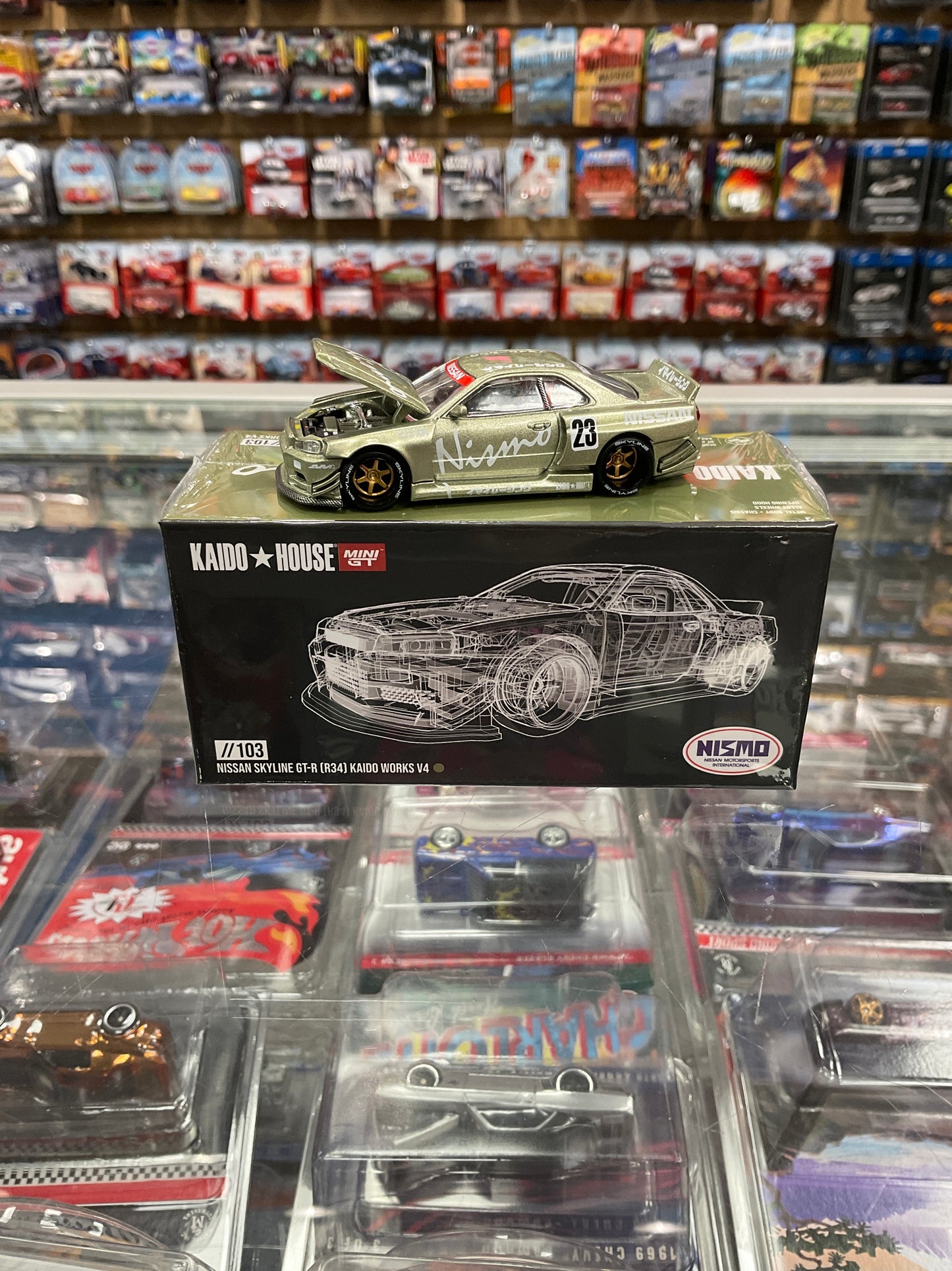 Kaido House 103 Nissan skyline GT-R R34 millennium Jade