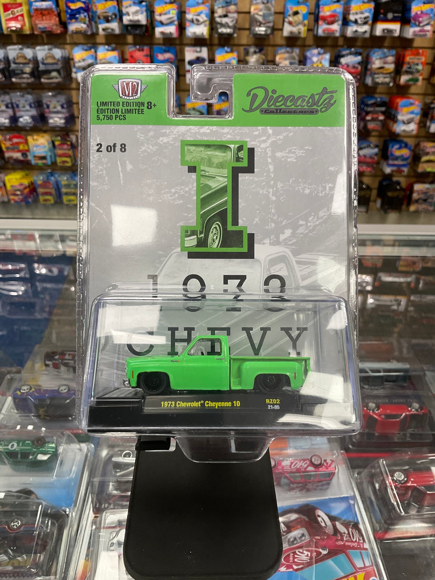 M2 machines DiecastZ exclusive 1973 Chevrolet Cheyenne 10 Green “I”