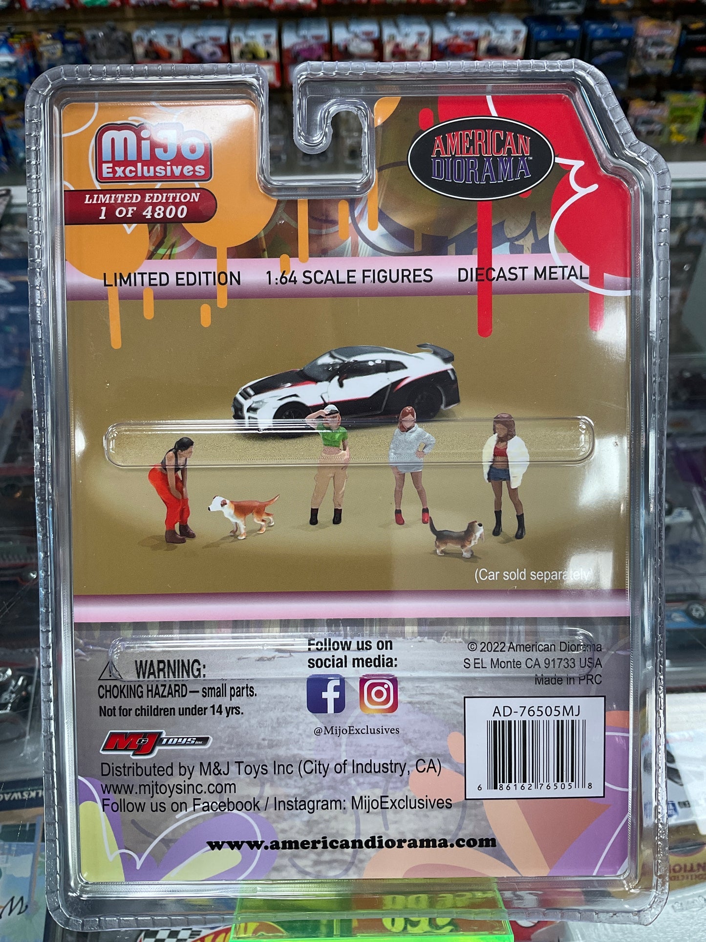 American Diorama HipHop Girls diecast 1:64 figures