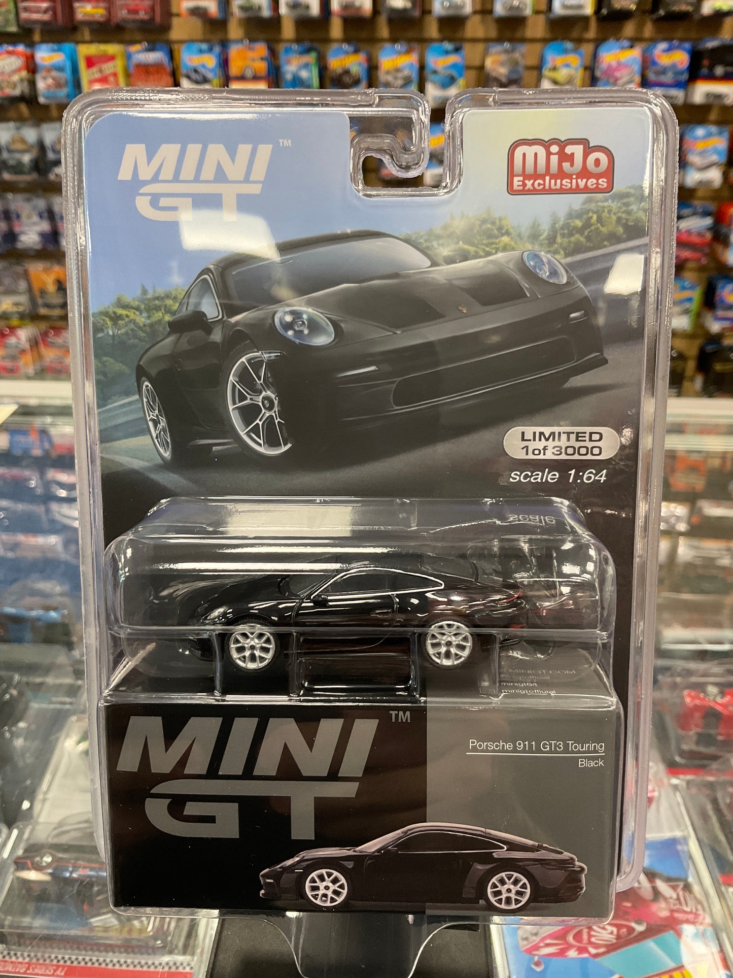 MiniGT 606 Porsche 911 GT3 Touring Black