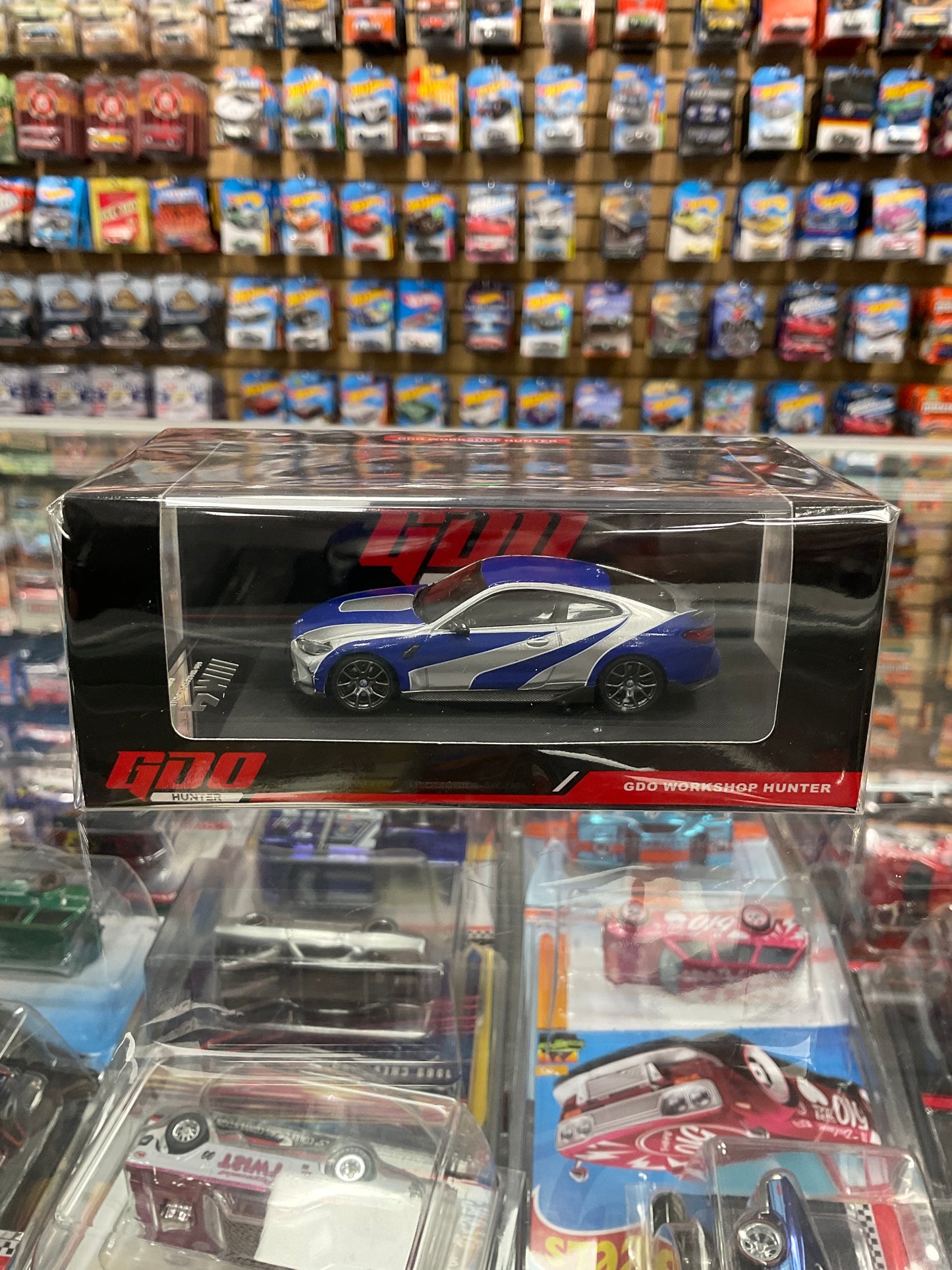 GDO Workshop Hunter BMW M4 silver & blue