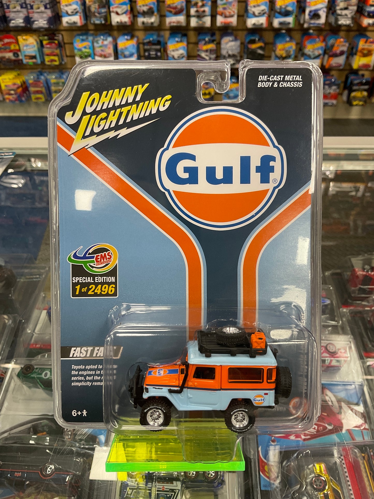 Johnny Lightning Gulf 1980 Toyota Land Cruiser EMS exclusive