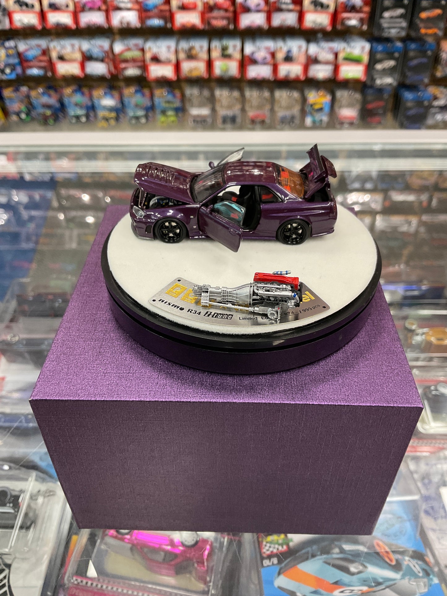 PGM Midnight purple Nissan Skyline GT-R R34