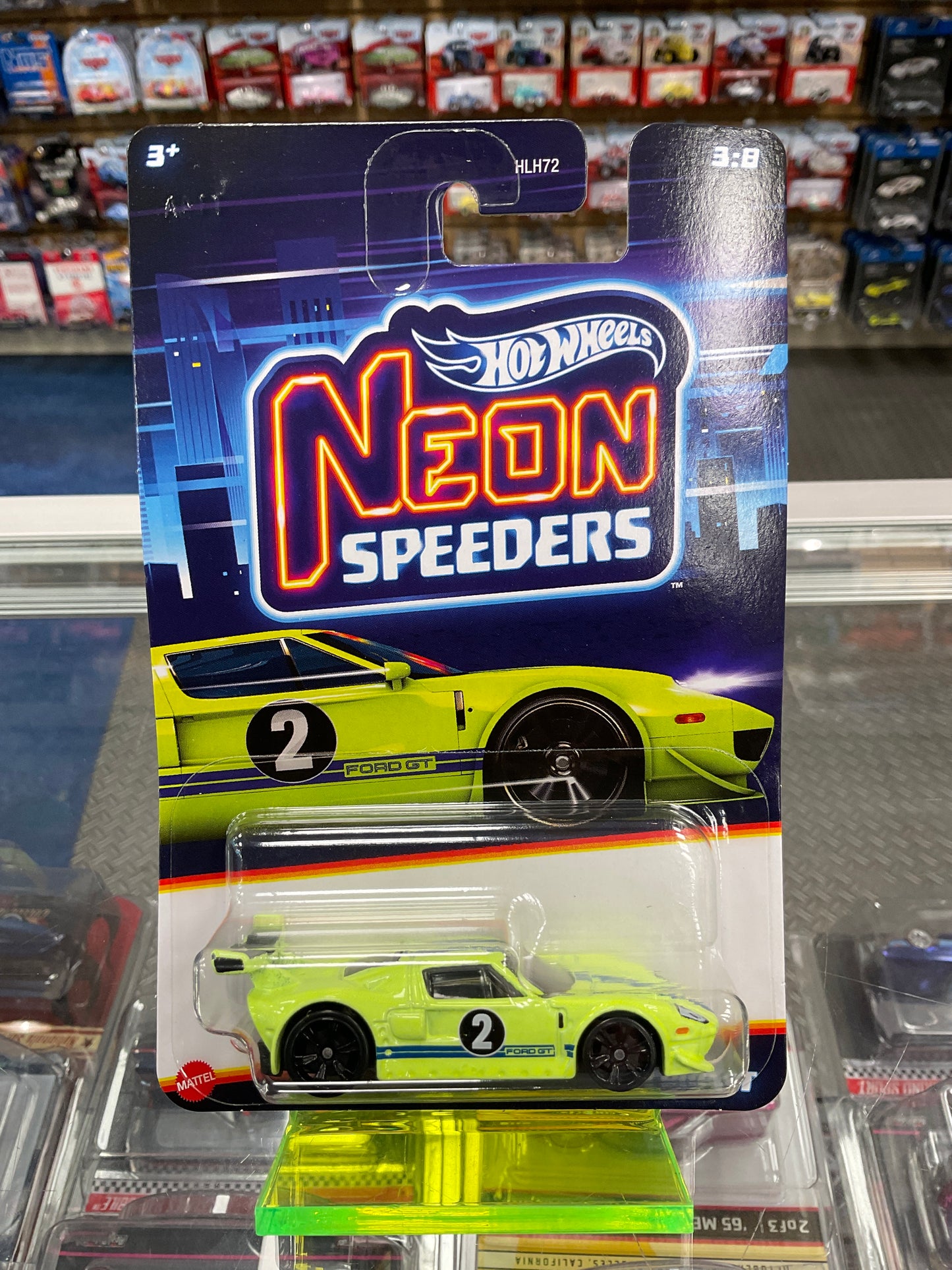 Neon Speeders set of 8 cars HLH72-956C