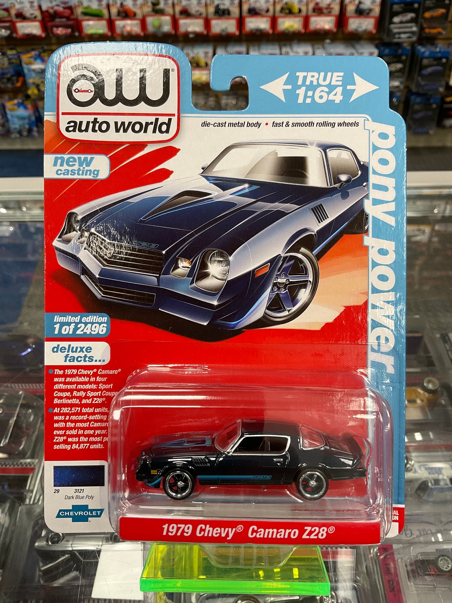 Autoworld 1979 Chevy Camaro Z28 Pony Power