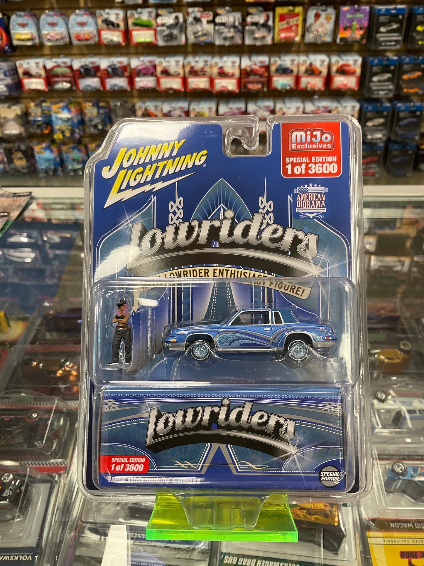 Johnny Lightning Lowriders 1984 Oldsmobile Cutlass with figure