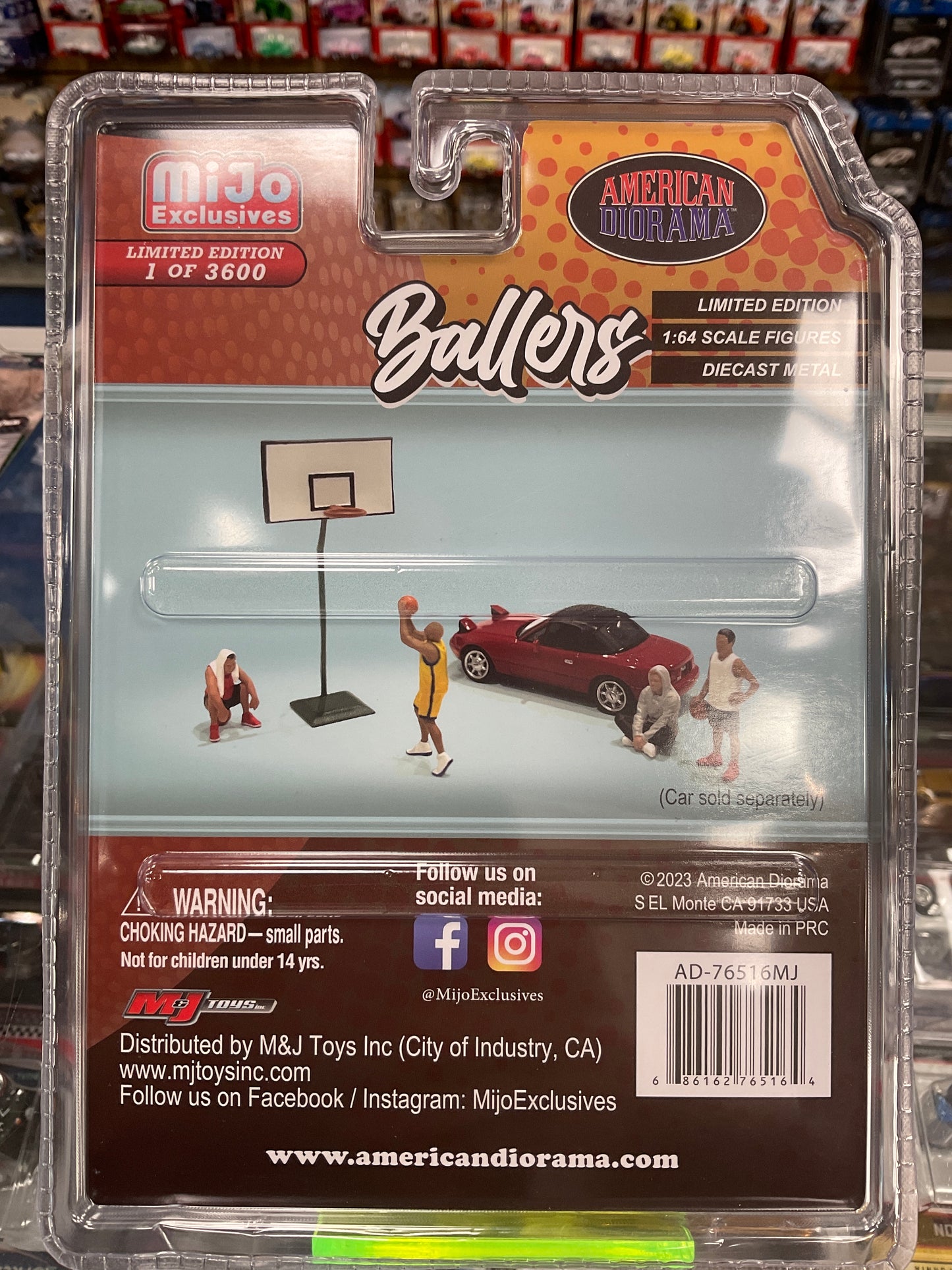 American Diorama Mijo Exclusive Ballers 1:64 Diecast figures