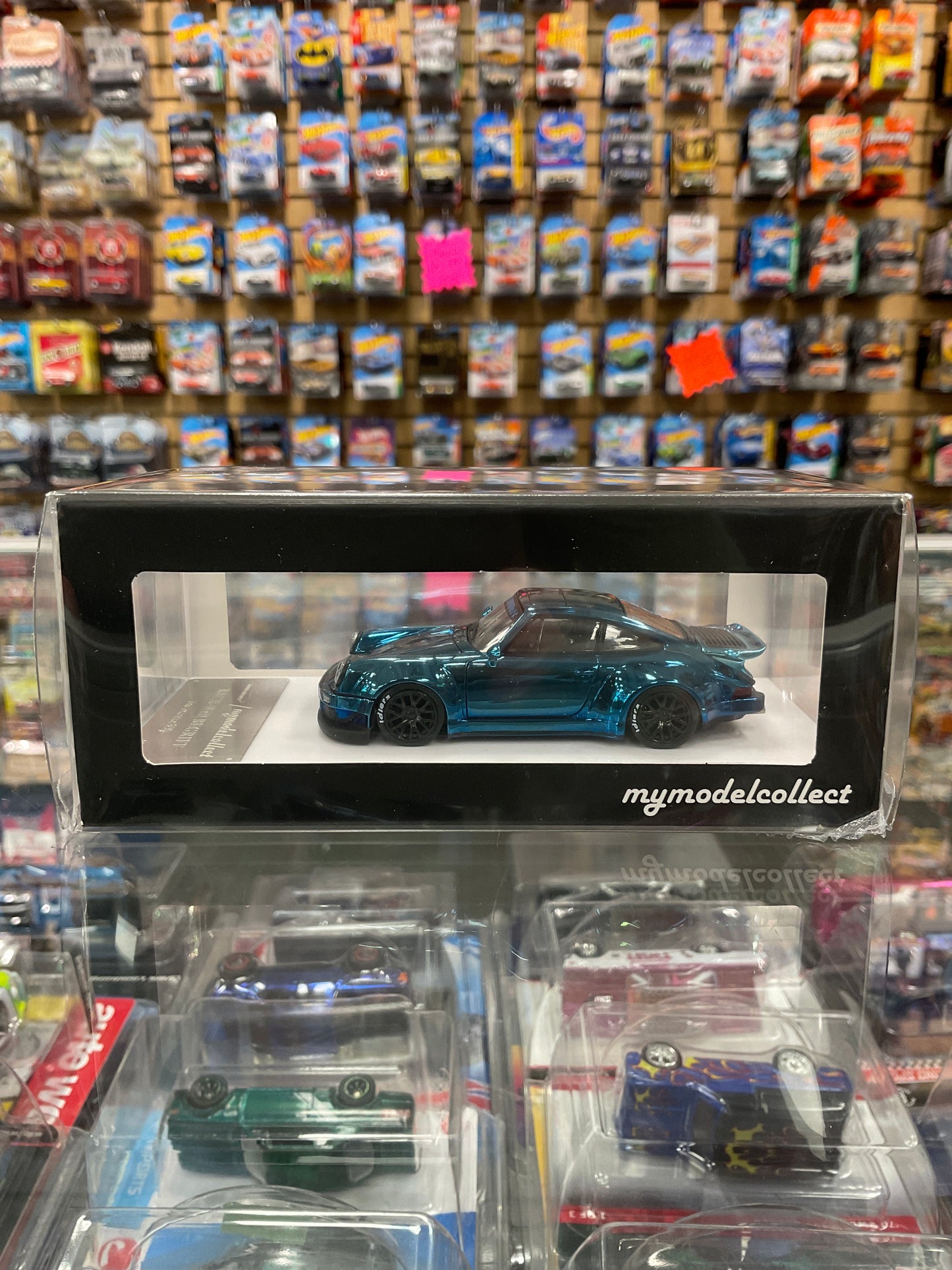 MyModelCollect Blue chrome RWB Porsche 930