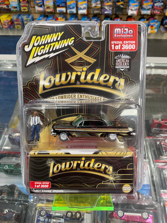 Johnny Lightning Lowriders 1961 Chevy Impala with figure