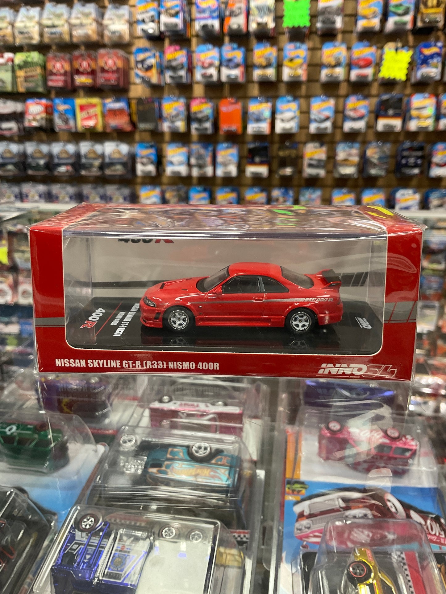 Inno64 Nissan Skyline GT-R R33 Nismo 400R Red