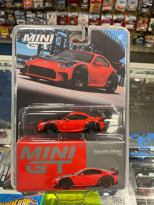 MiniGT 885 Toyota GR86 LB Nation Red