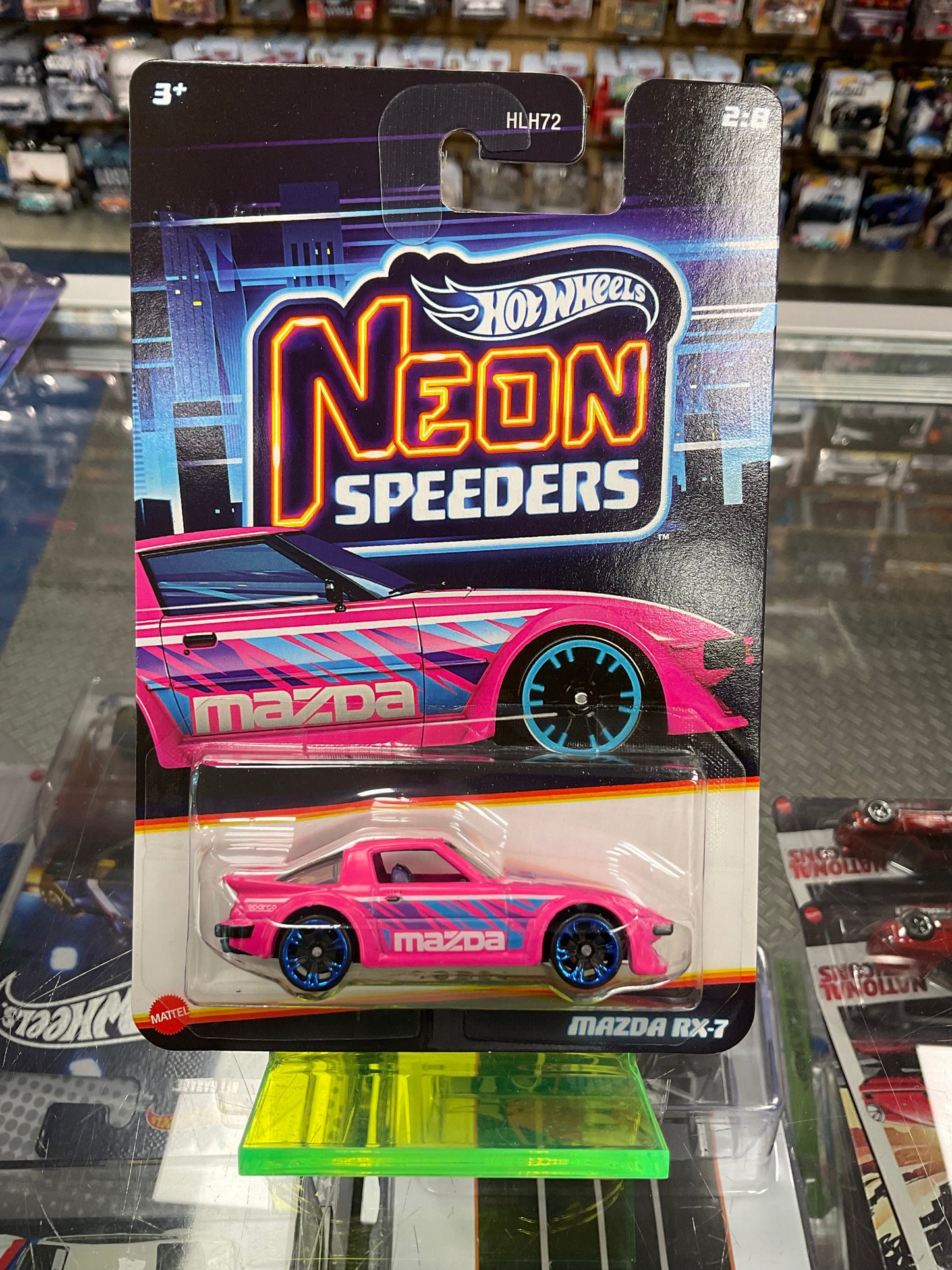 Hot Wheels Neon Speeders Set of 8 956E