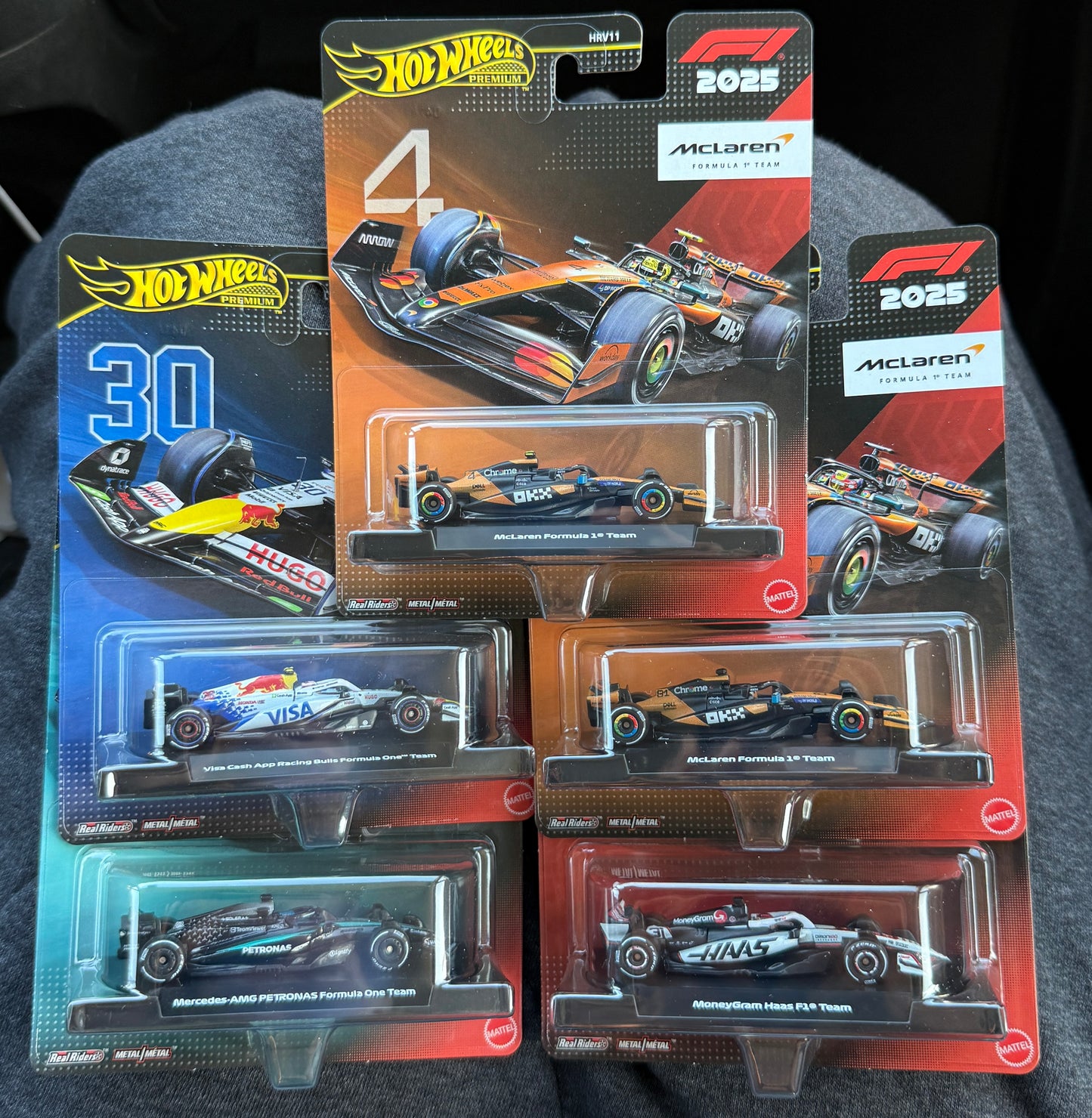 Hot Wheels Formula 1 Set of 5 2025