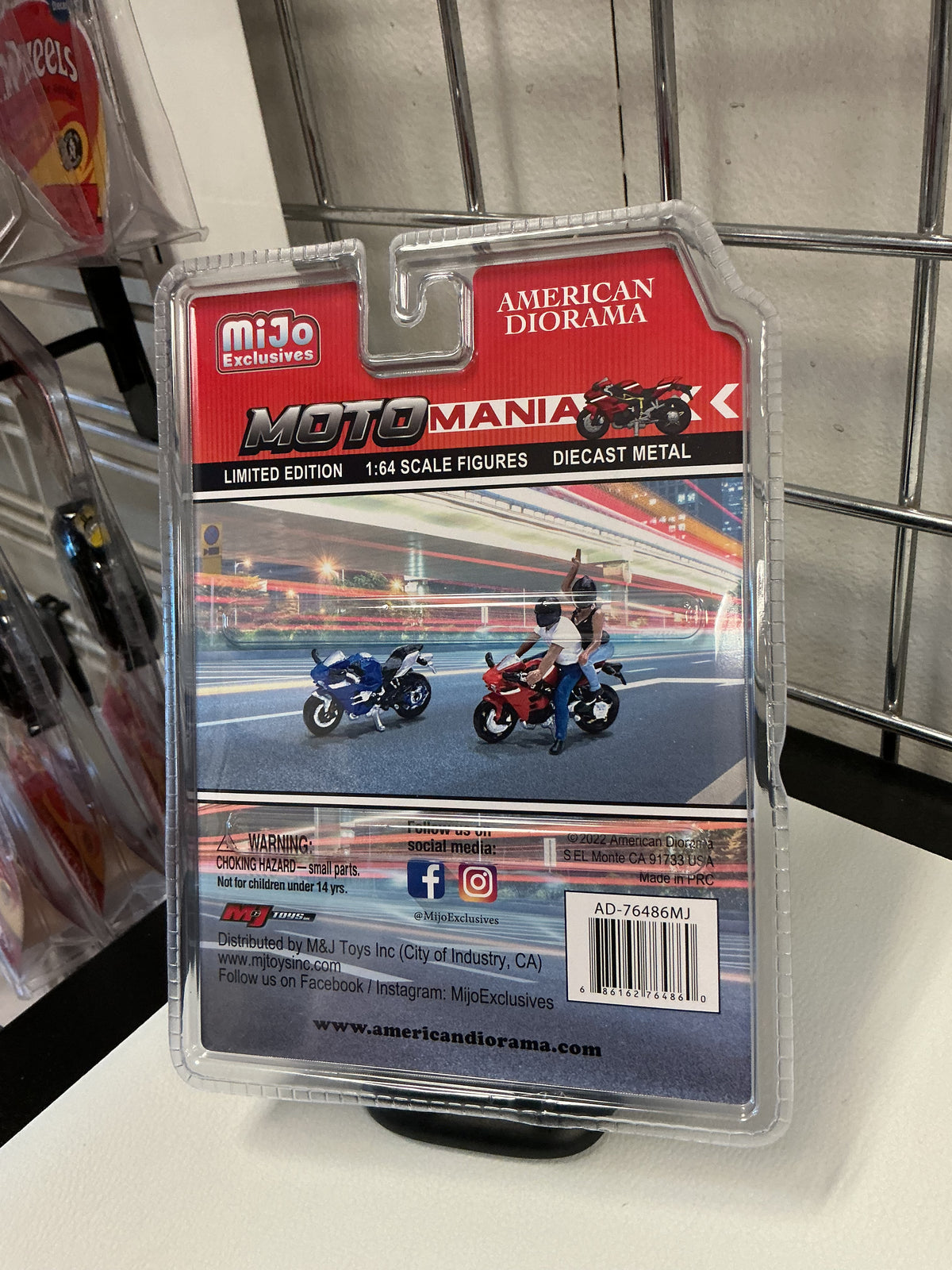 American Diorama  Moto Mania Figures & Motorbikes Set 76486