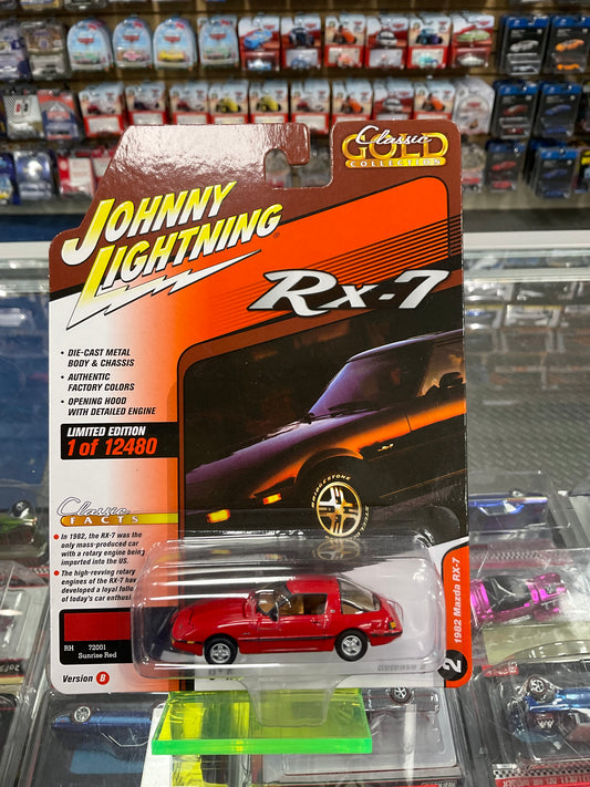 Johnny Lightning 1982 Mazda Rx-7 Sunrise Red