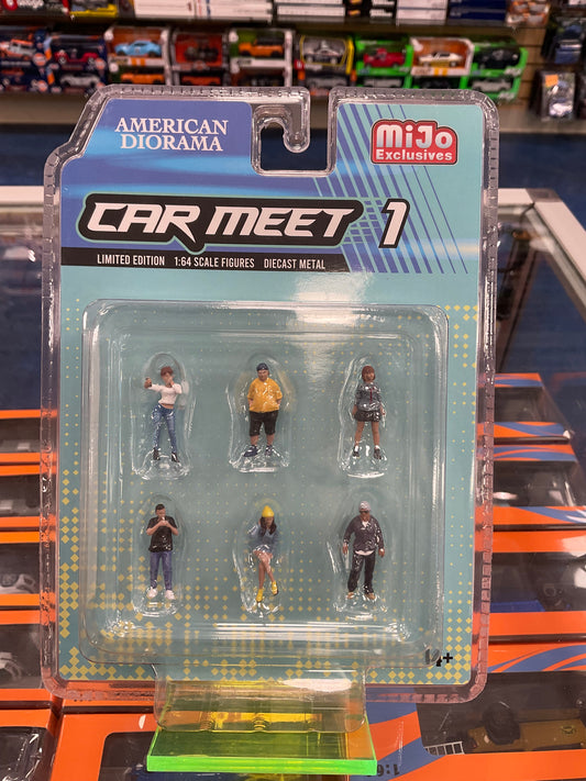 American Diorama Diecast Figures MiJo Exclusives Car Meet 1