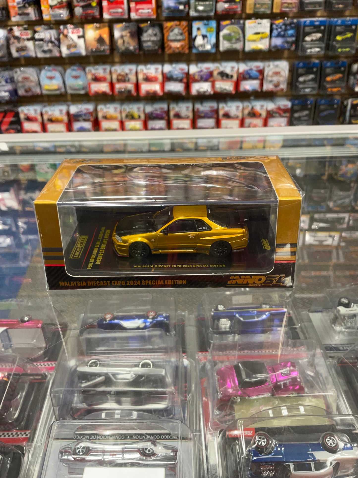 Inno64 Malaysia Diecast Expo 2024 Special Edition Nissan Skyline GT-R (R34) “Top Secret” Tokyo Auto Salon 2024