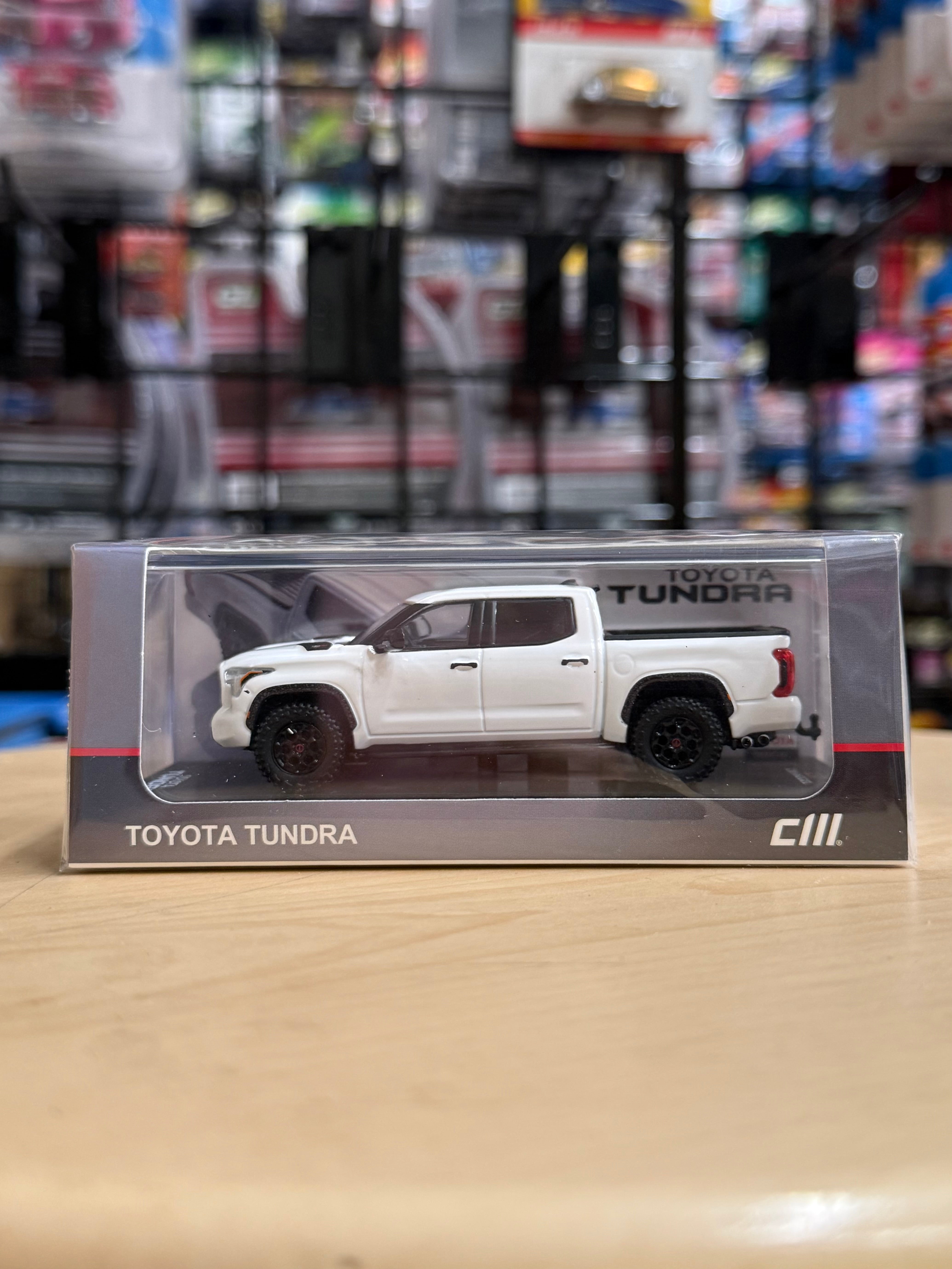 Cm Model Ton CM Model Toyota Tundra white – Diecastz