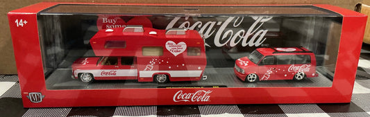 M2 Coca Cola Camper Chevrolet Cheyenne Super 30 & GMC Safari Van 26-17 S05