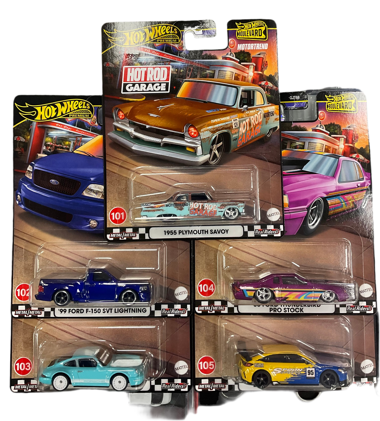 Hot Wheels Boulevard Set 101-105