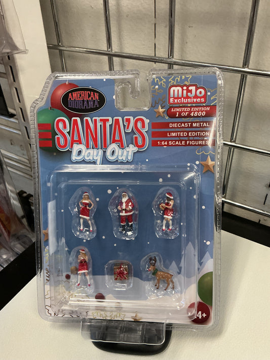 American DIORAMA  SANTA'S DAY OUT Figures Set 76508