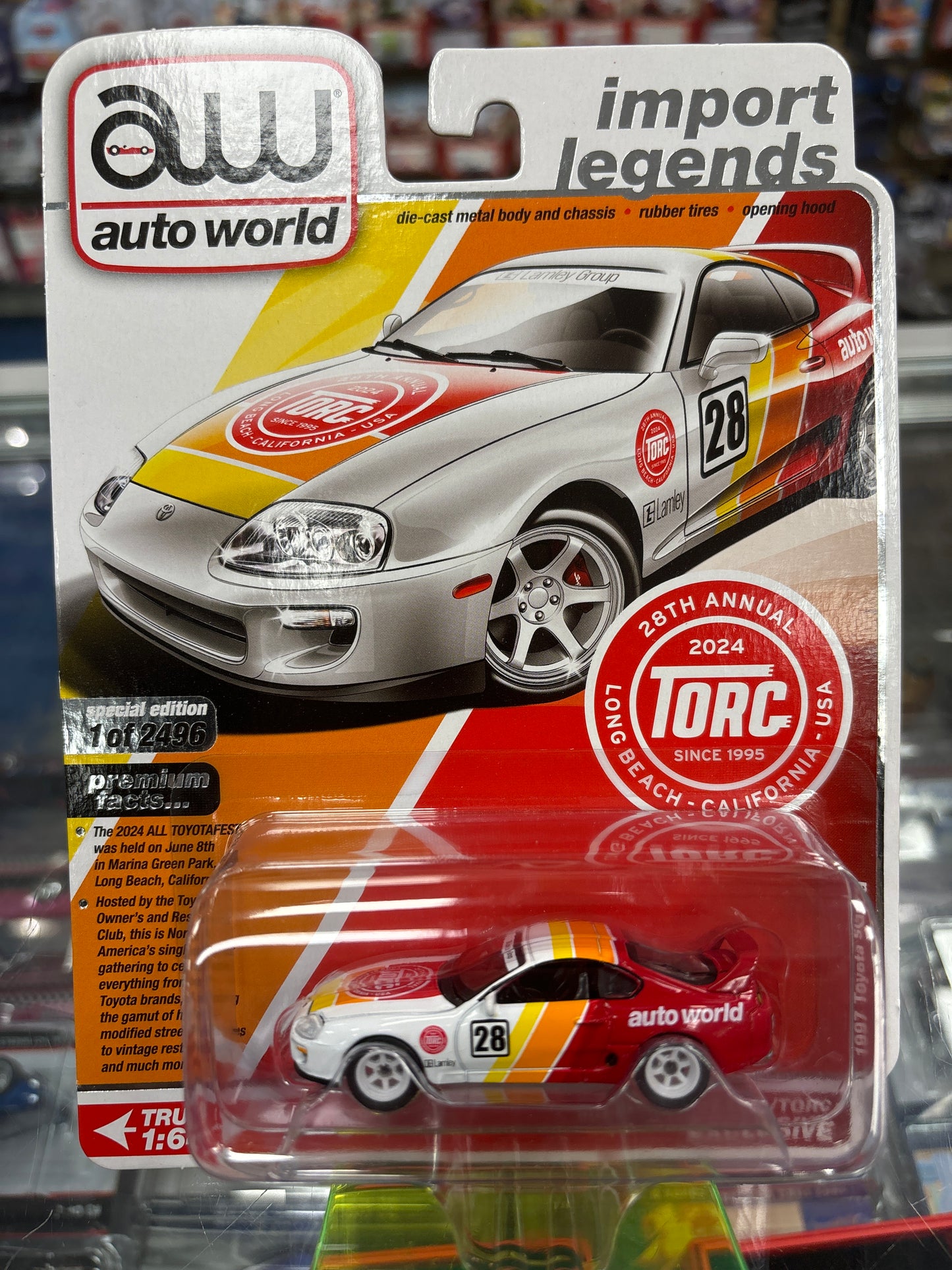 Autoworld Lamley TORC Exclusive 1997 Toyota Supra TRD