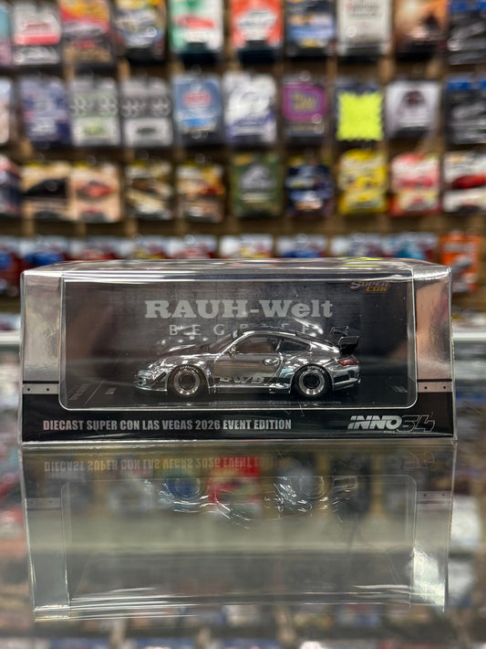 Diecast Supercon Las Vegas 2026 Event Edition RWB 997 Chrome Silver