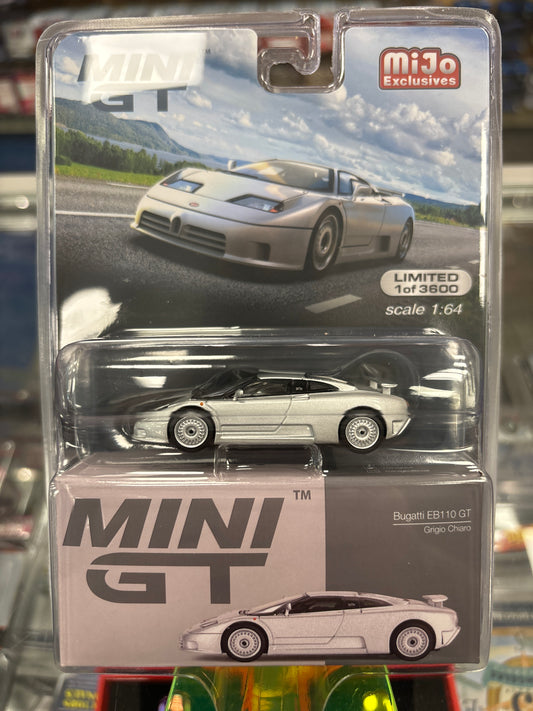 MiniGT 704 Bugatti EB110 GT Grigi Chiaro