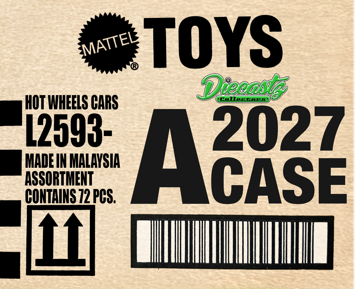 2027 Hot Wheels Sealed A Case - No Double Tape - Shipped in Double Box