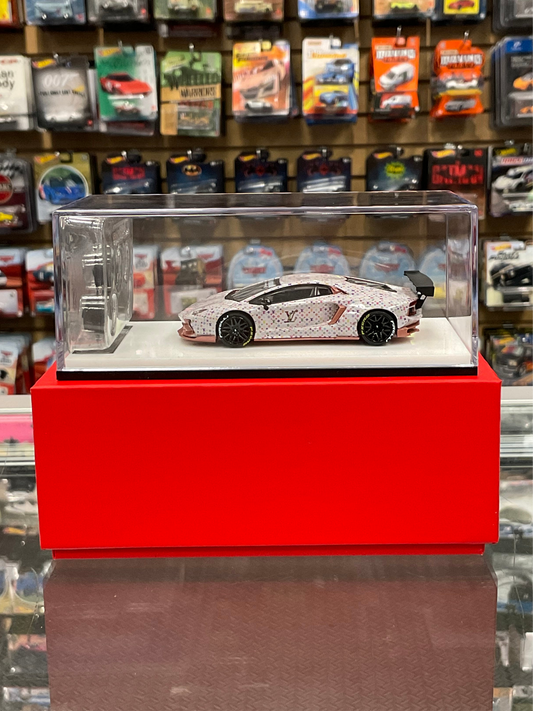 KingModel LBWK Performance Lamborghini Aventador LV-White
