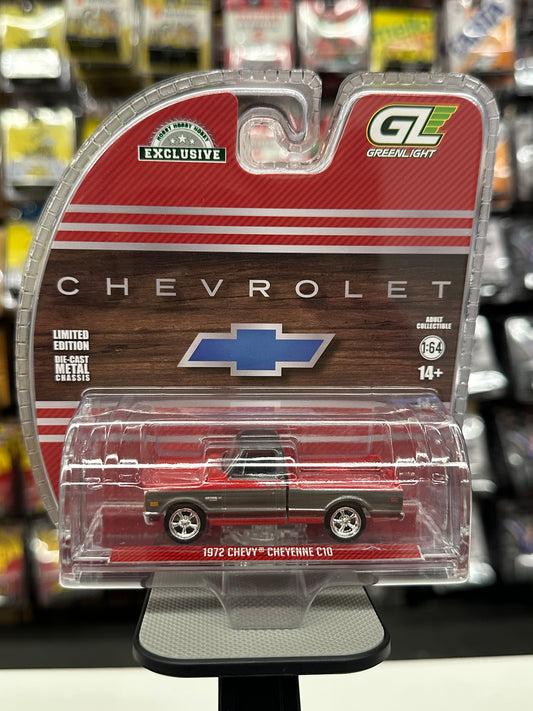 Greenlight 1972 Chevy Cheyenne C10 Red/Grey