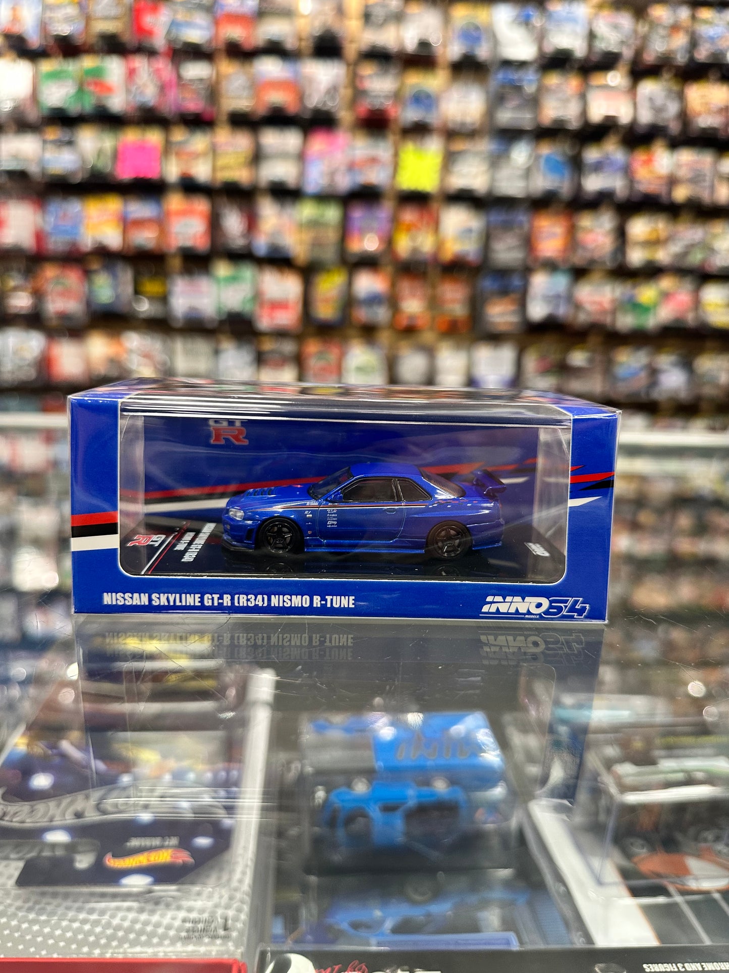 Inno64 Nissan Skyline GT-R (R34) Nismo R-Tune Bayside Blue