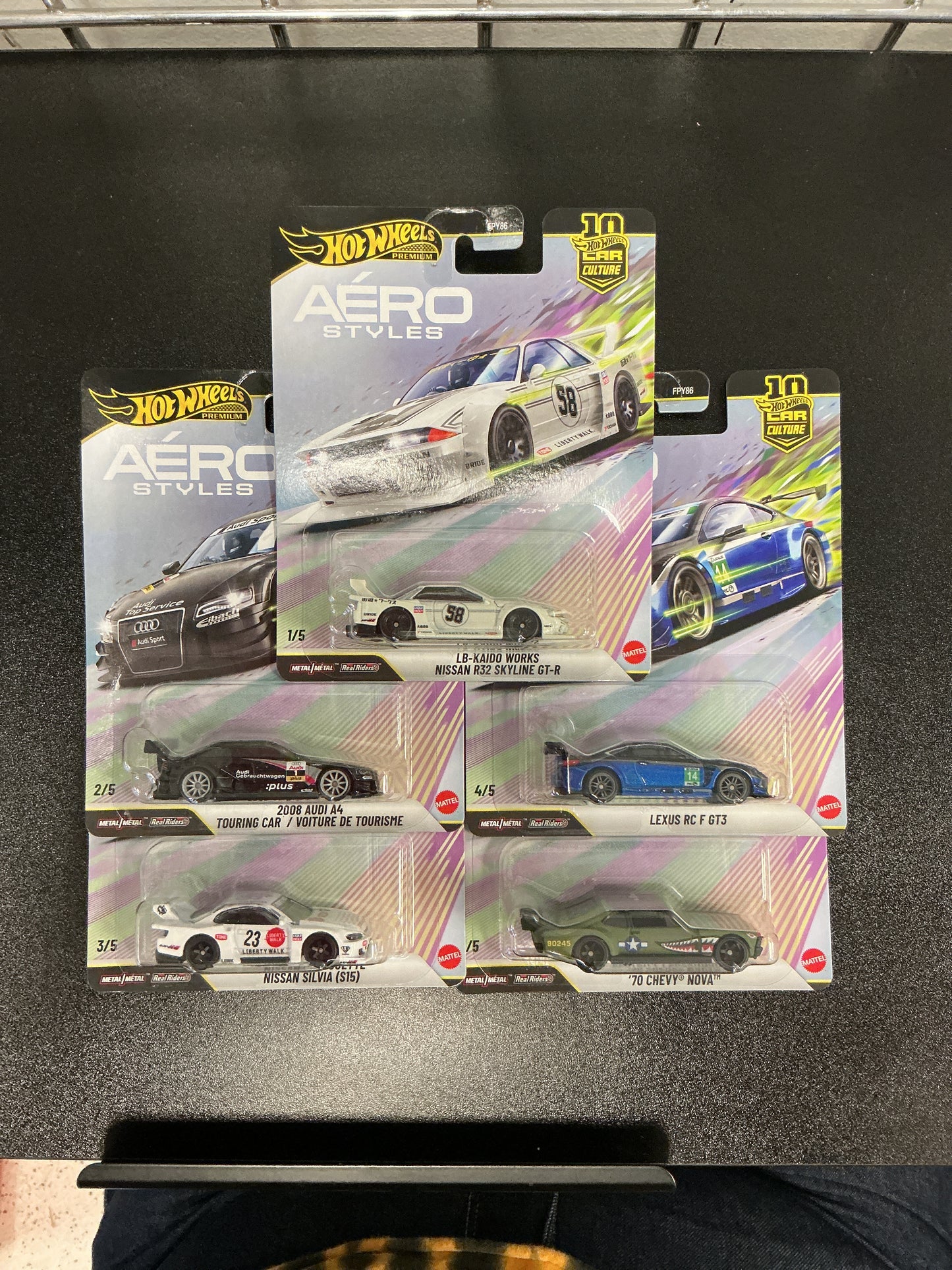 Share
Hot Wheels Premium Car Culture Aero Styles 5-Car Set (IN HAND)