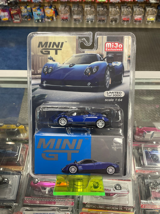 MiniGT 408 Zonda F Blu Argentina